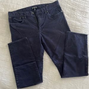 JCrew • Men’s 33 x 32 • blue corduroy pants